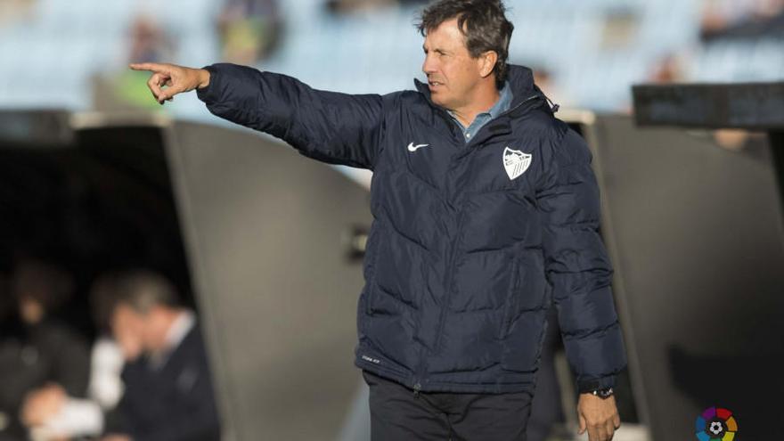 José González, durante el partido contra el Celta