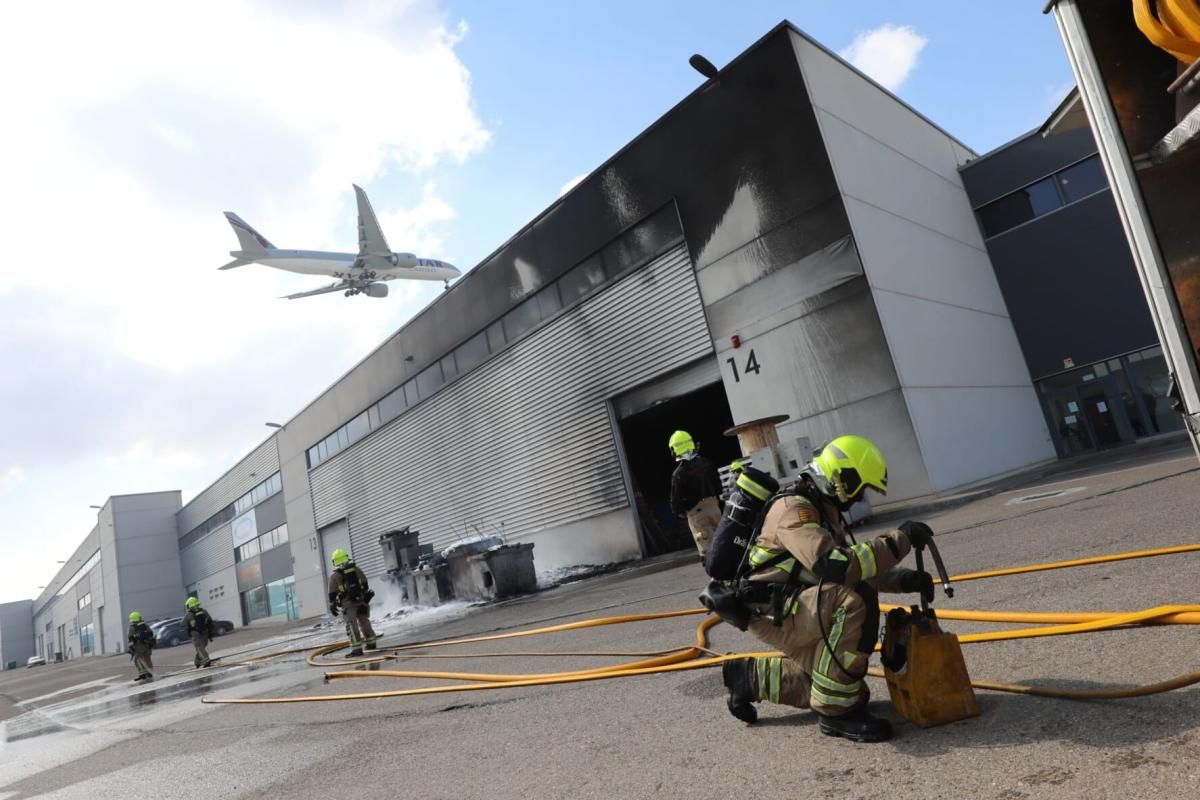 Incendio en una nave de Plaza