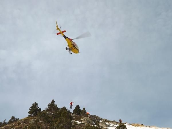 Simulacre de rescat a Vallter