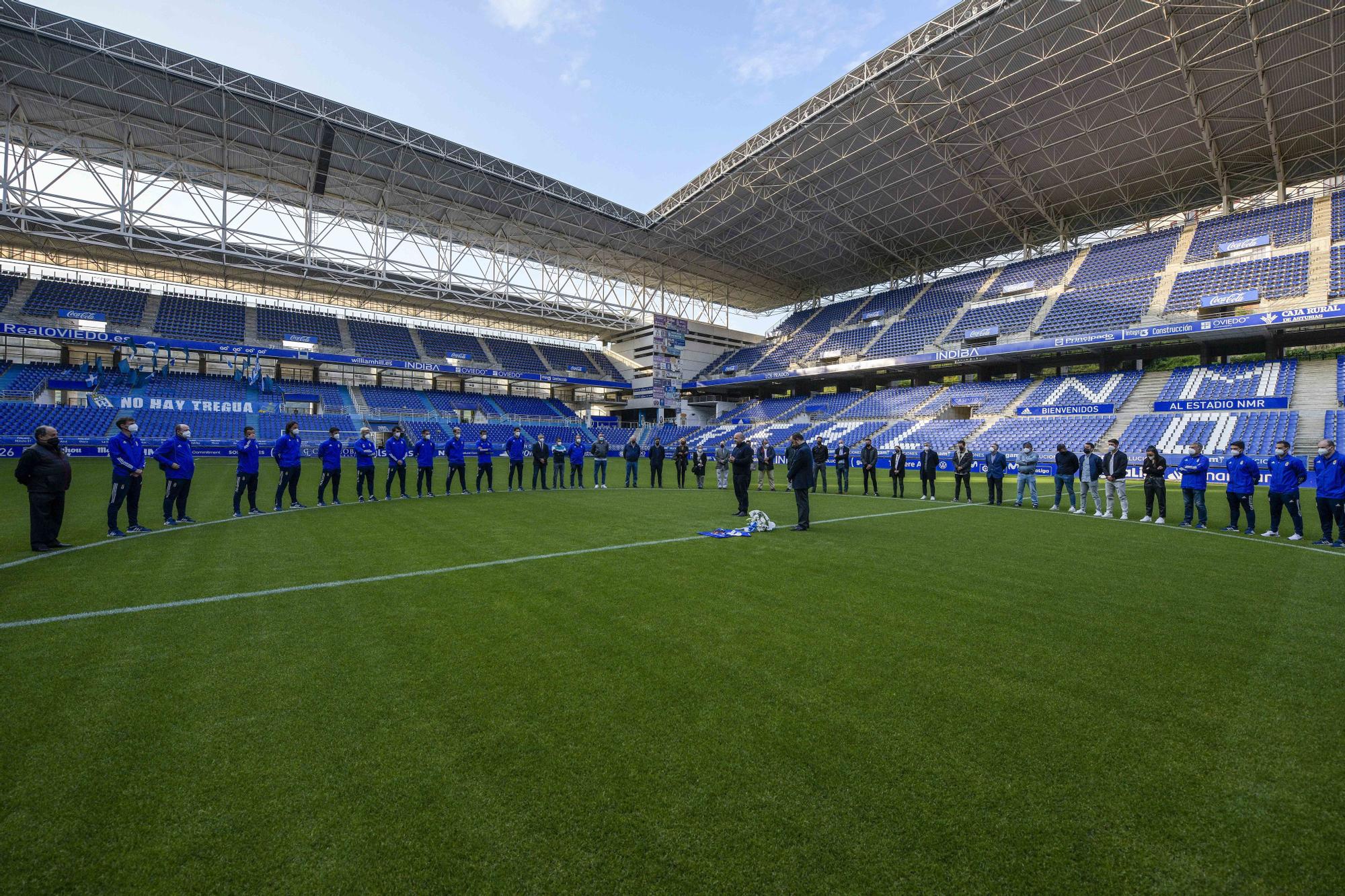 Las imágenes el homenaje a Arnau en el Tartiere