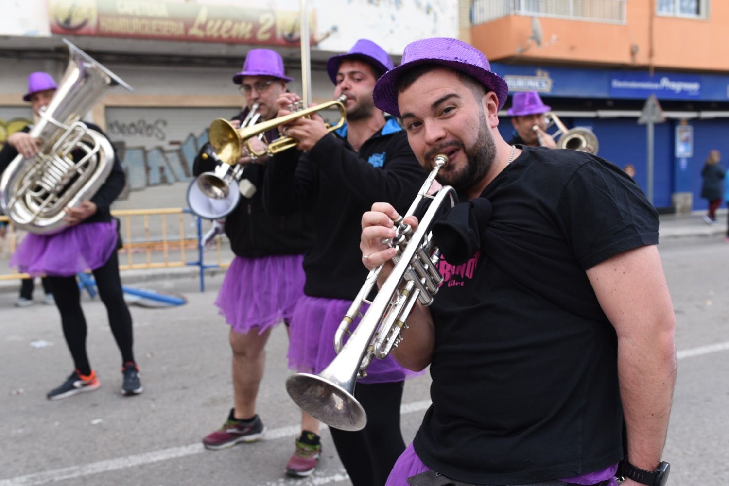 Cabalgata fallera de 2020 en el Port de Sagunt.