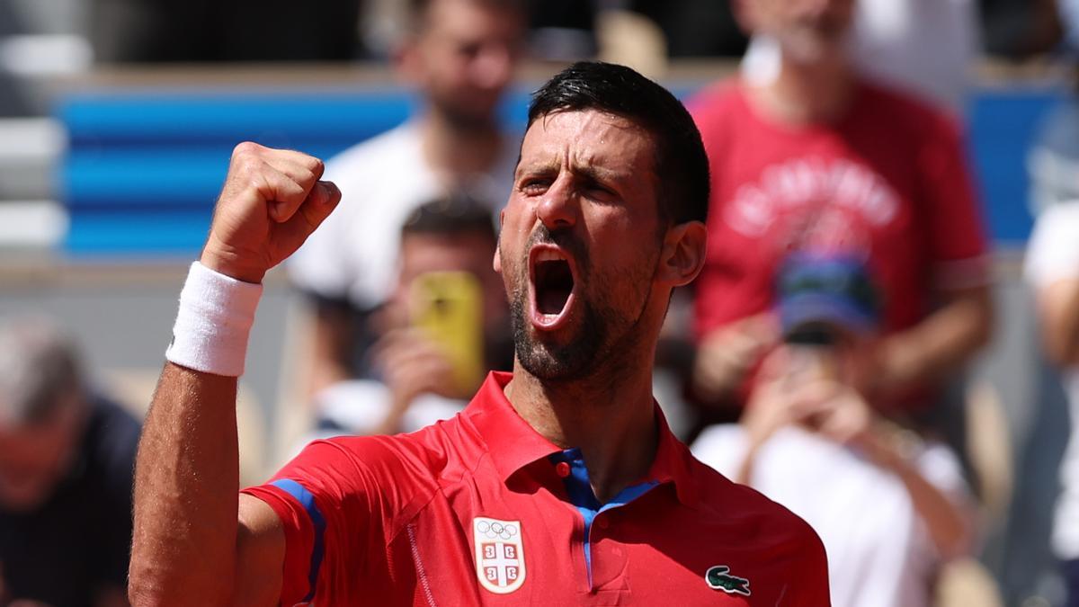Novak Djokovic, a semifinales de los Juegos de París 2024