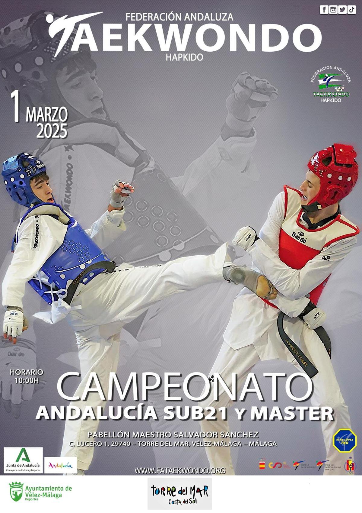 El Taekwondo andaluz se traslada a Torre del Mar durante este fin de semana.