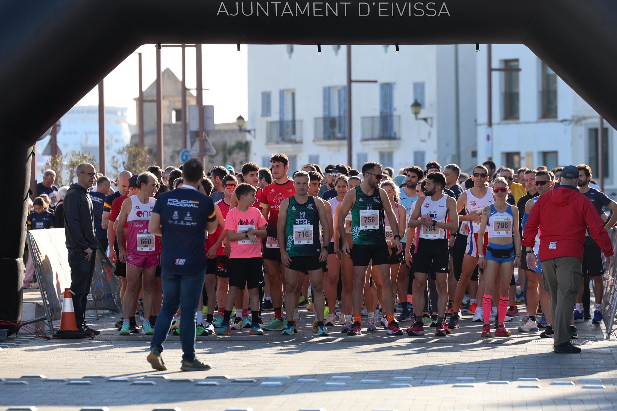 La carrera de la Policía Nacional en Ibiza, en Imágenes