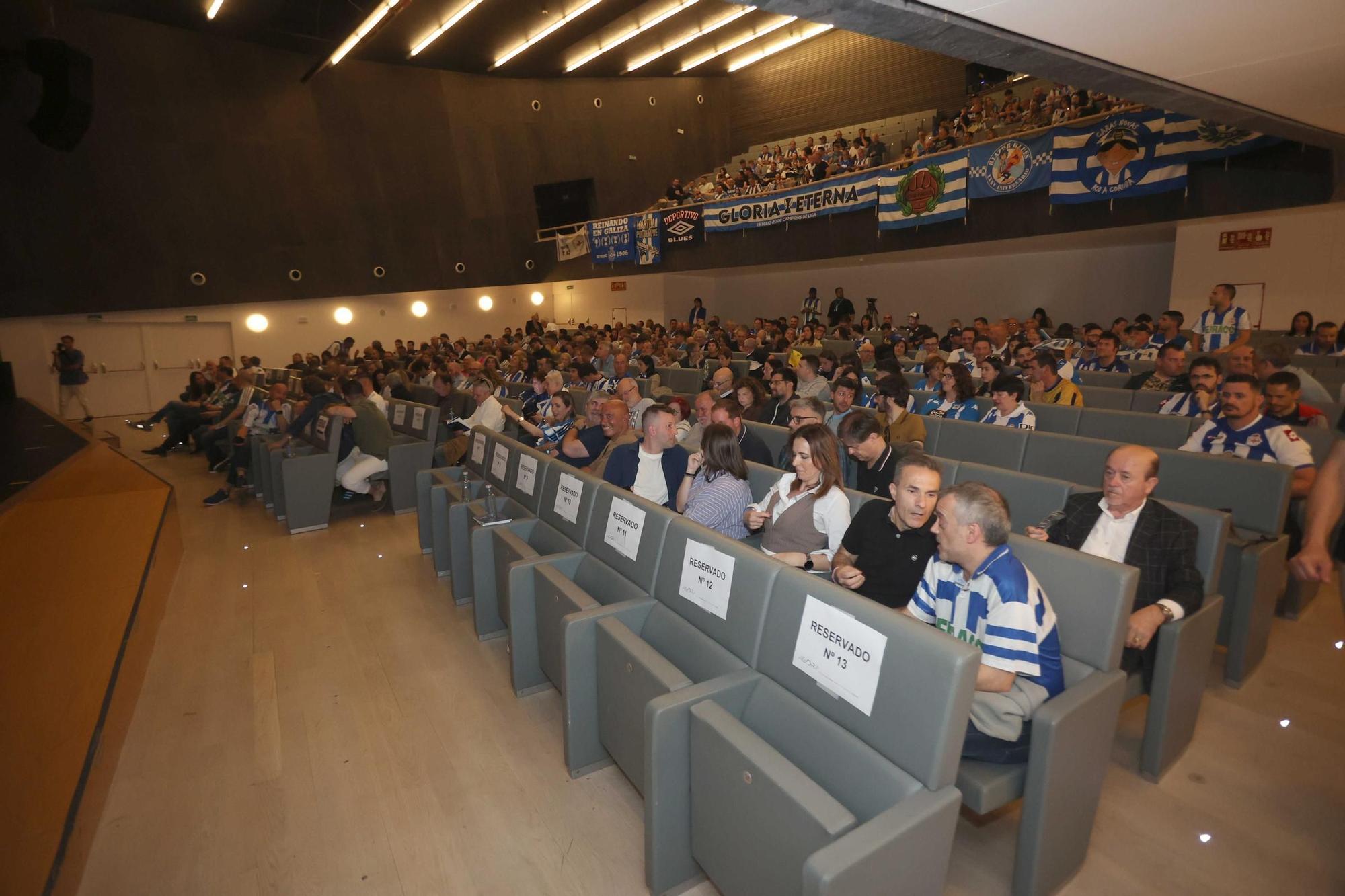 Acto en el Ágora por el 25 años de La Liga del Deportivo