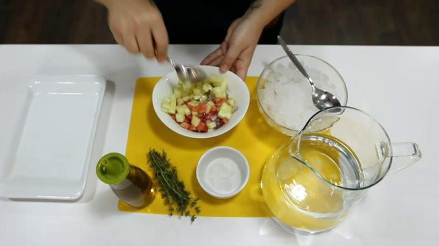 La Despensa: Ensaladas diferentes; pepino y ¡hielo!