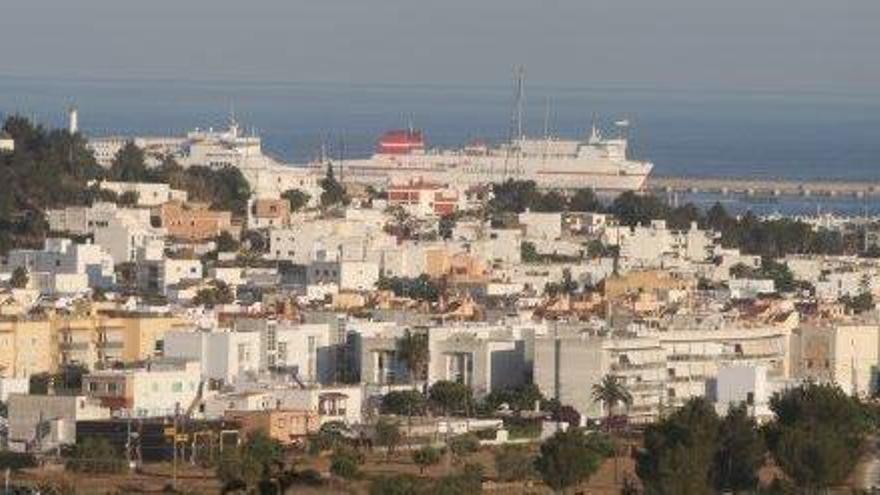 Viviendas en el municipio de Eivissa.