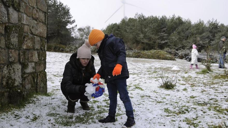 El frío continúa y las lluvias se quedan en Galicia hasta el fin de semana