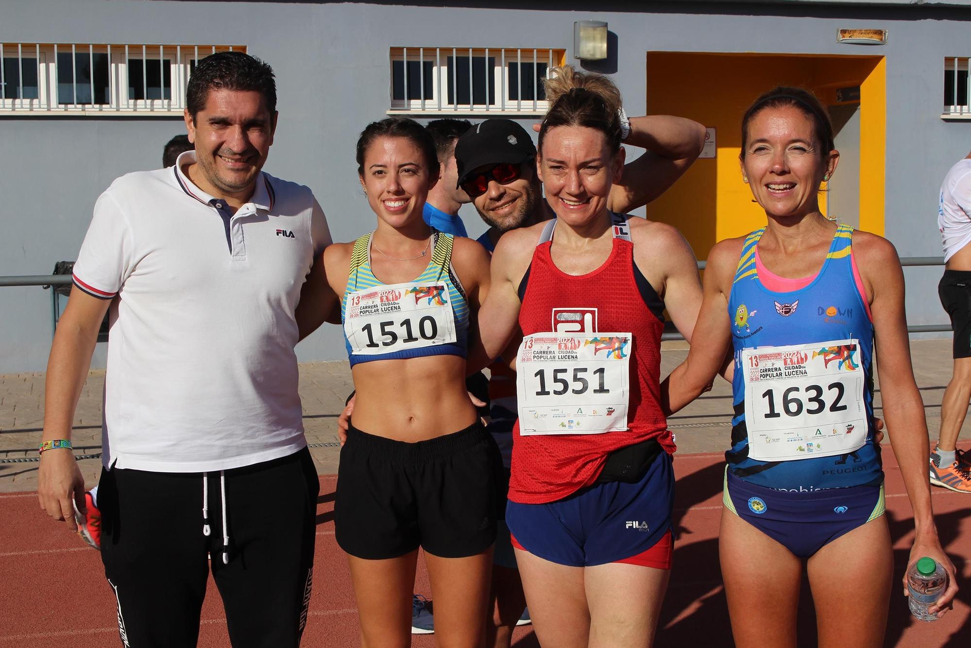 Las imágenes de la Carrera Popular Ciudad de Lucena Por la Igualdad