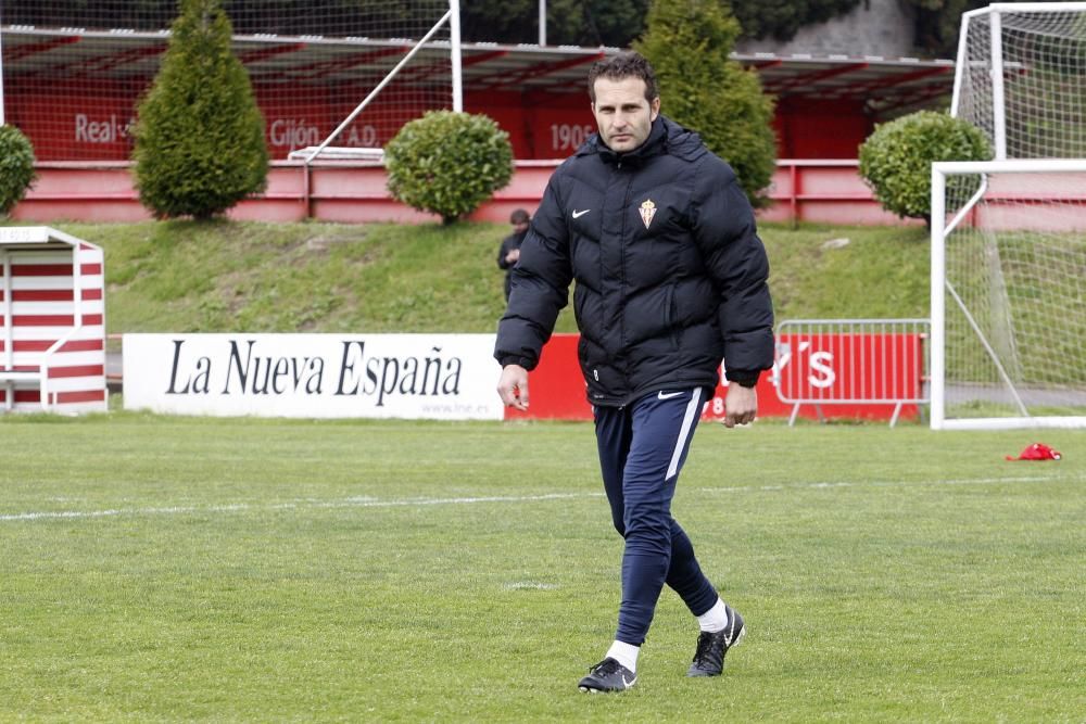 Entrenamiento del Sporting