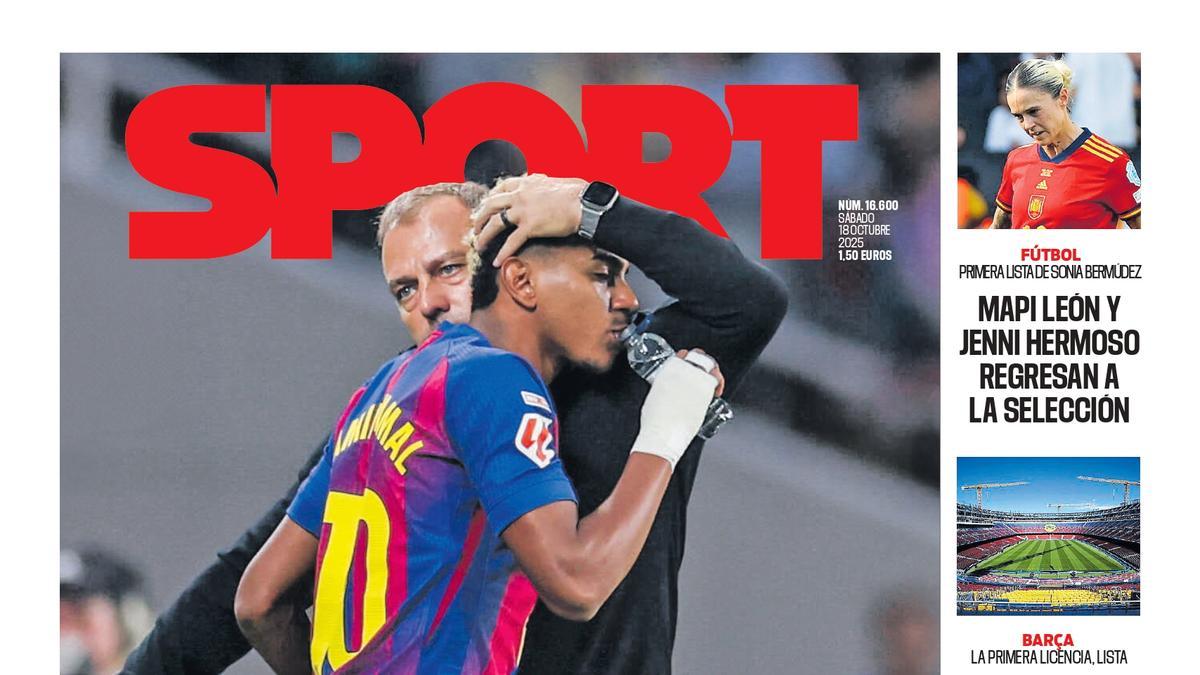 La portada SPORT de este sábado