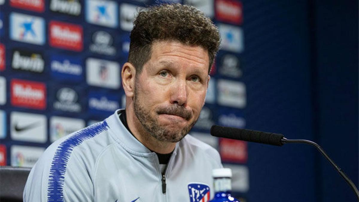 Simeone: De mí no depende el mercado, depende la realidad