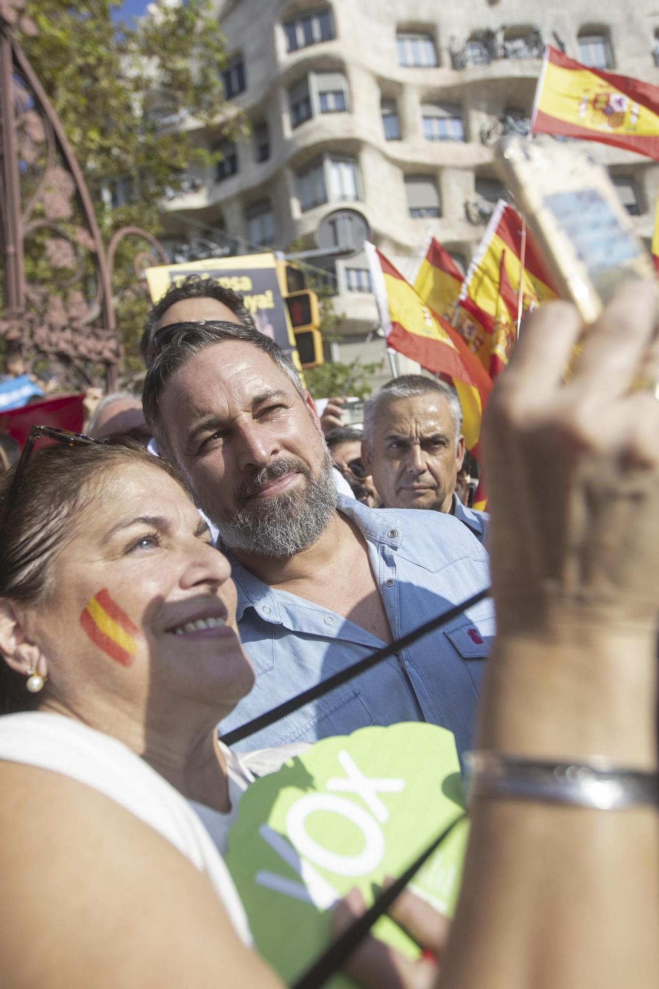 Manifestación contra la negociación con ERC y JxCat para la investidura