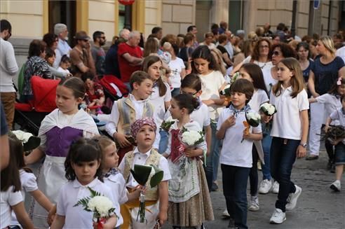 Ofrenda de flores a Sant Pasqual en Vila-real