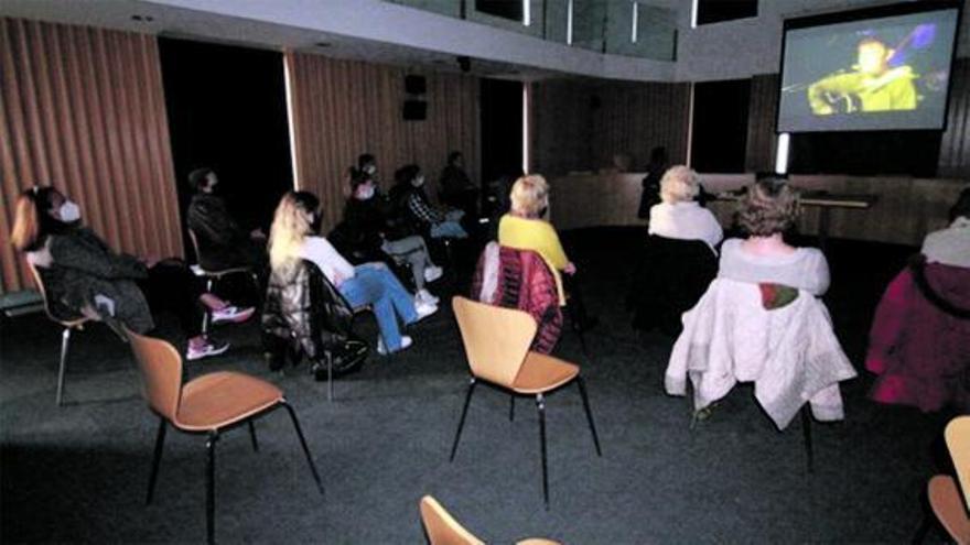 Un moment de la projecció del «Femstival».