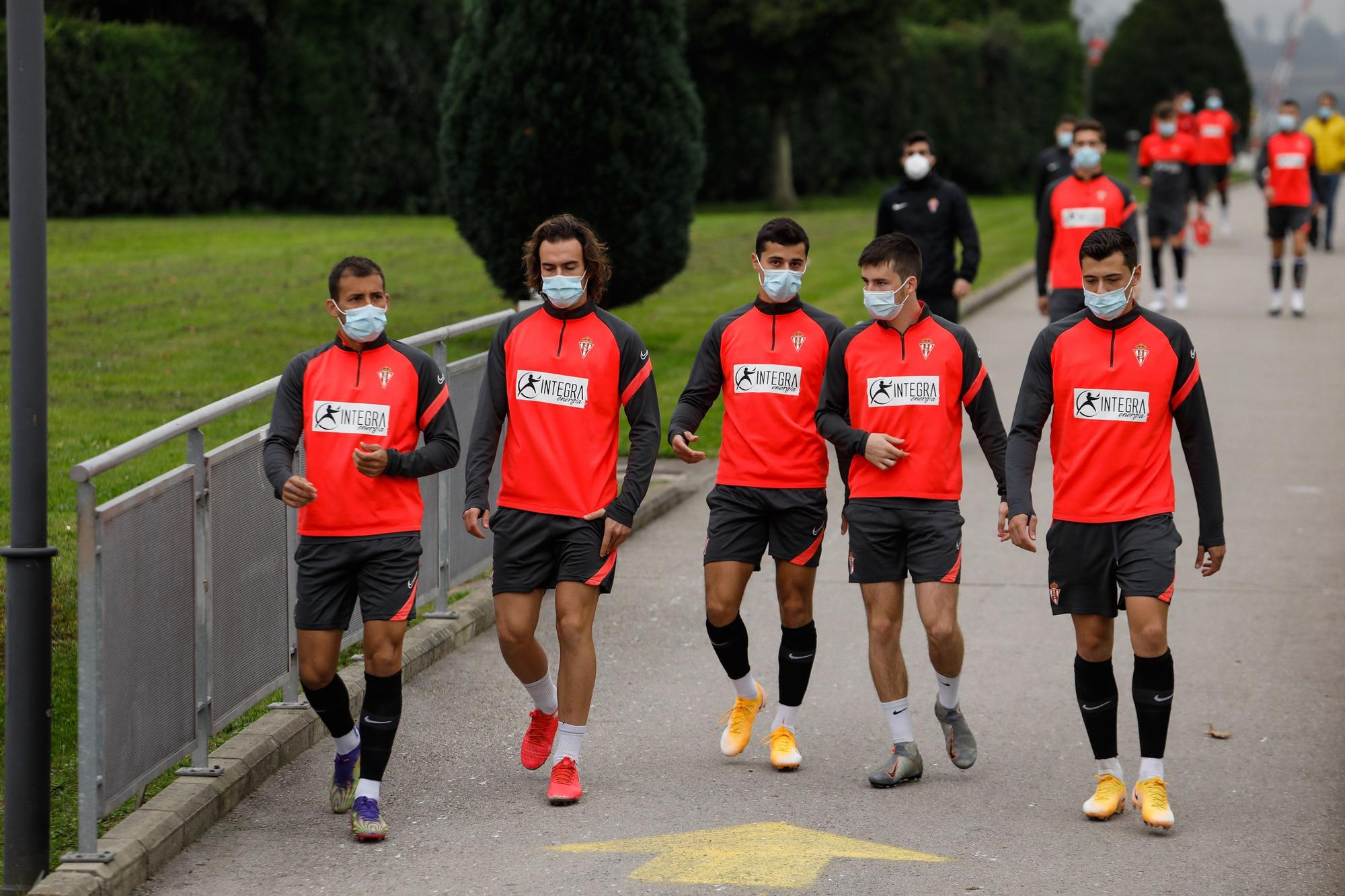 Entrenamiento del Sporting