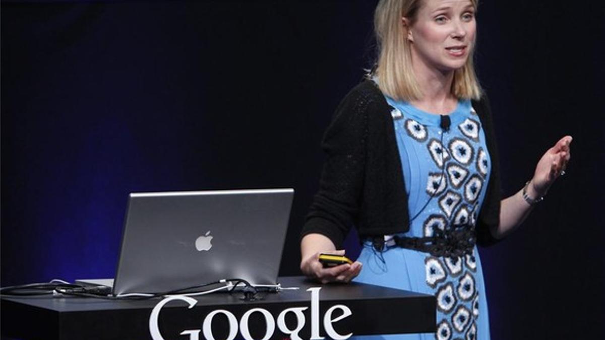 Marissa Mayer, en una conferencia como representante de Google en el 2010.