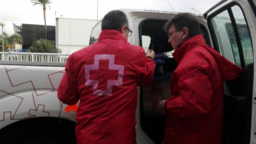 Voluntarios de Cruz Roja