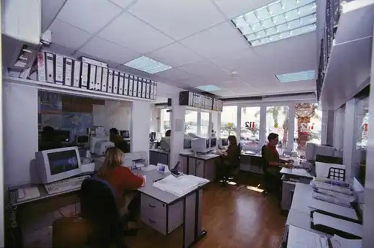 Imagen de la primera sede de coordinación de emergencias. | ARCHIVO