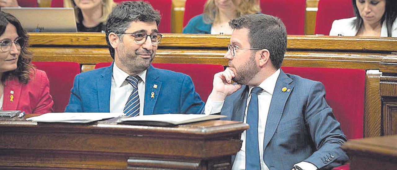 Pere Aragones al parlament