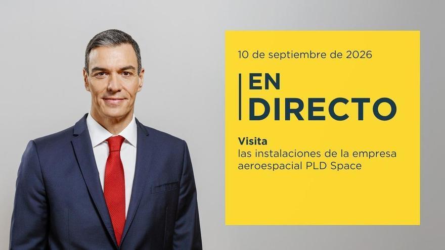 El presidente del Gobierno visita las instalaciones de PLD Space en Elx