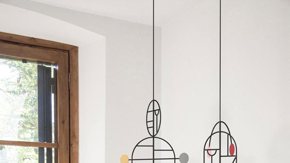 Lámparas de inspiración Calder: modelo 'Lines &amp; Dotes' de Goula&amp;Figuera