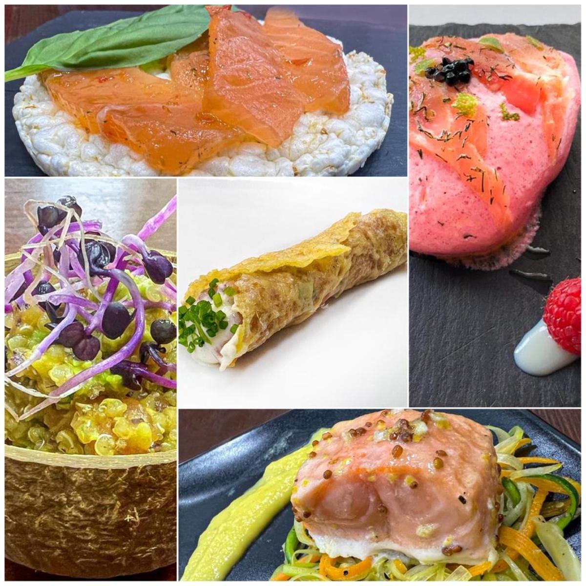 Algunas de las tapas de la ruta del viernes.