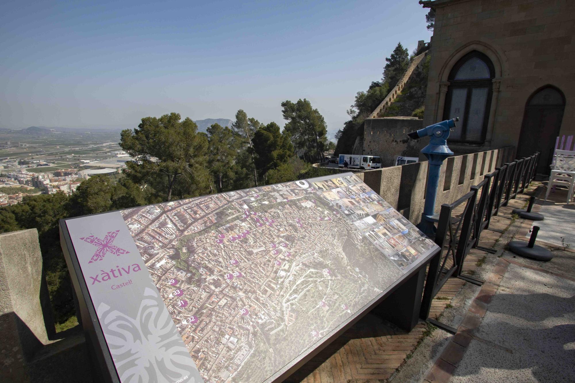 El Castell de Xàtiva reabre sus puertas con mejoras en los espacios