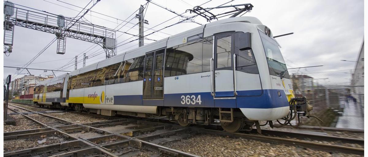 Tren Renfe Feve Cercanías en Cantabria.