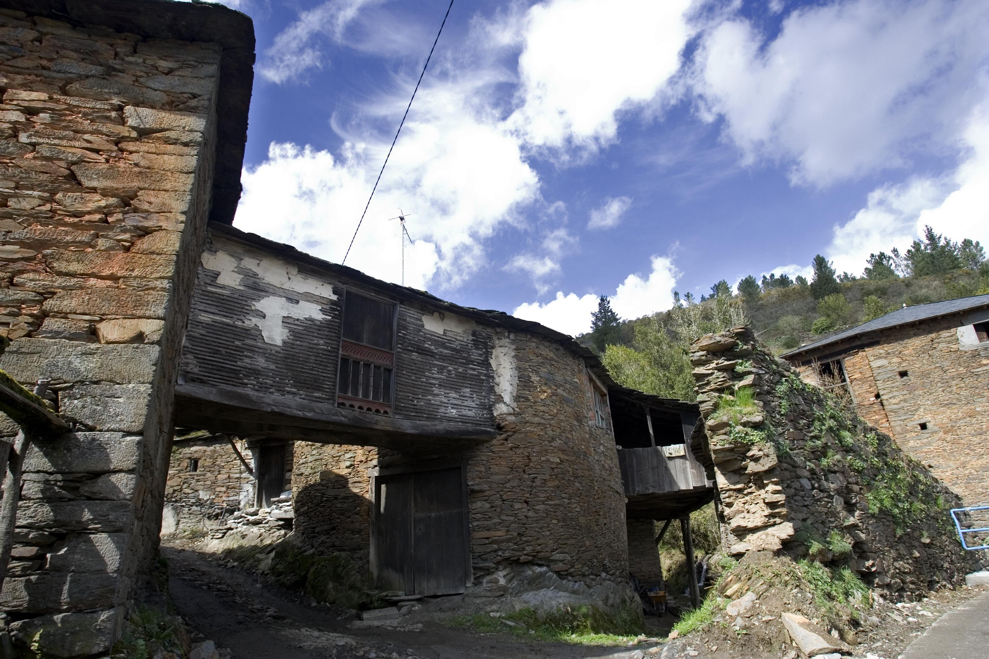 Un rincón de Argul, en Pesoz.