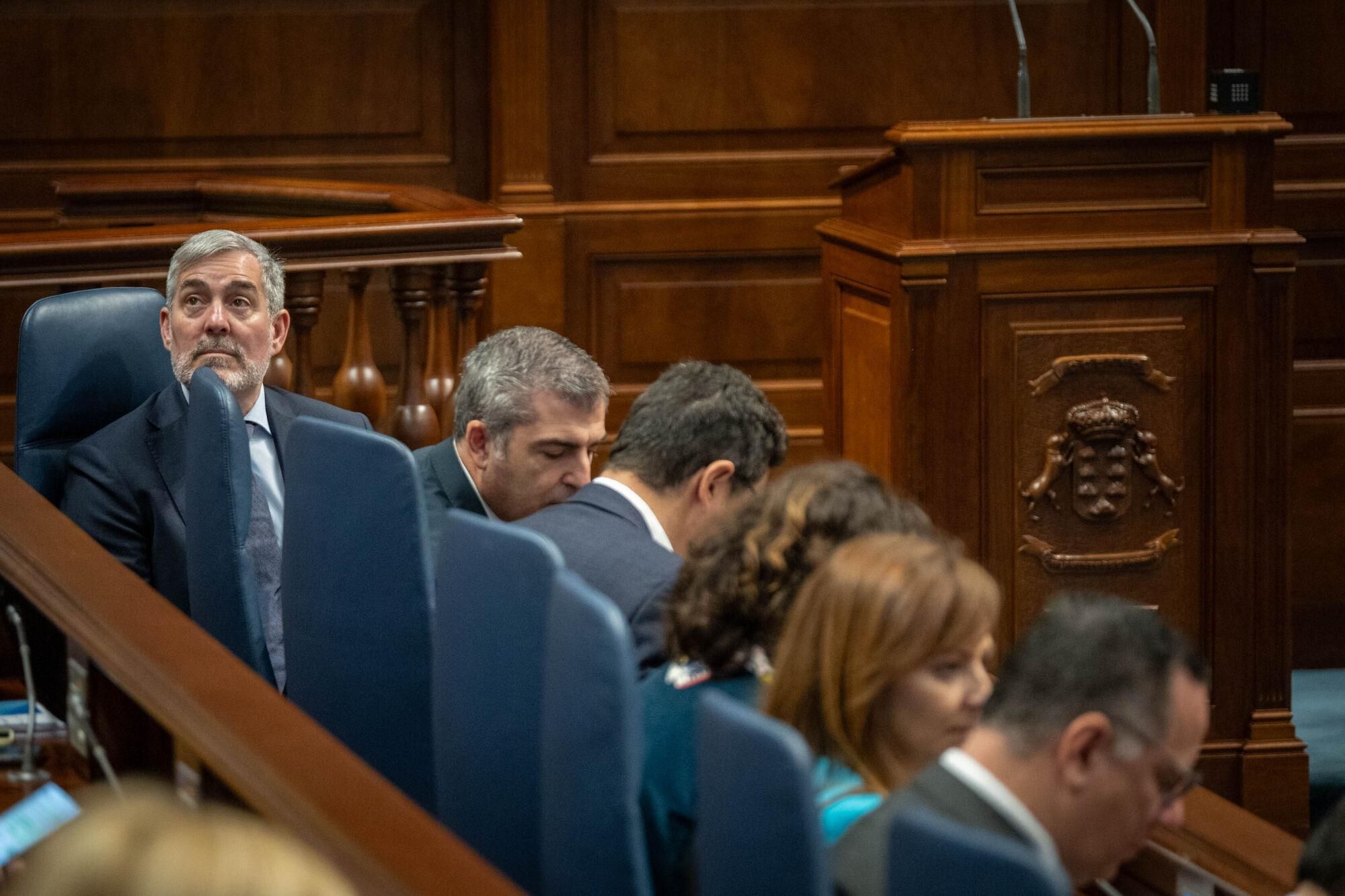 Pleno del Parlamento de Canarias.