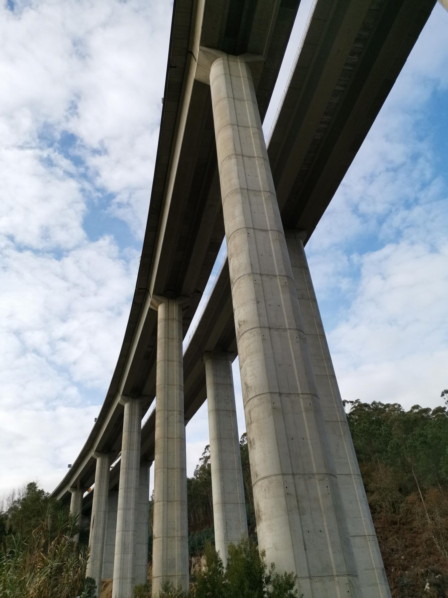 Viaducto de A Fraga, en Moaña.