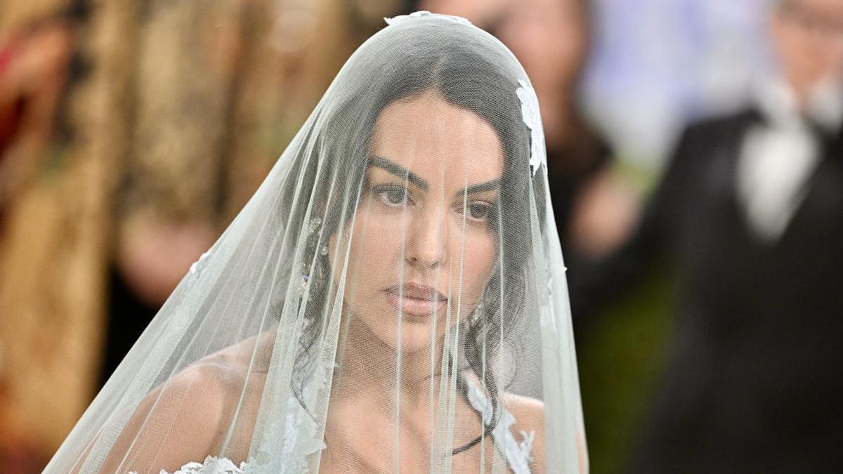Georgina Rodríguez en su aparición a la Met Gala