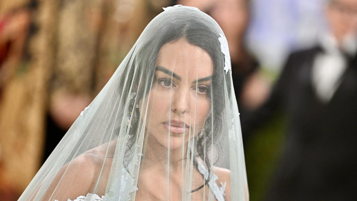 Georgina Rodríguez en su aparición a la Met Gala