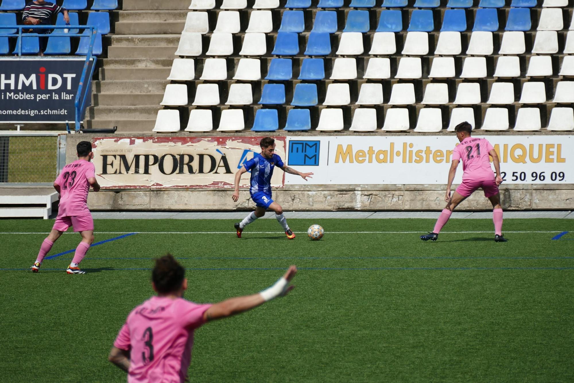 La Unió Esportiva Figueres supera l'Horta per la mínima