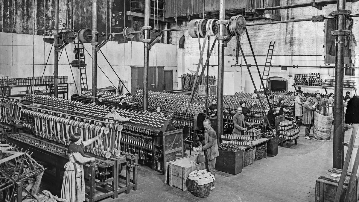 Fábrica Saladrigas-Freixa, en 1913.