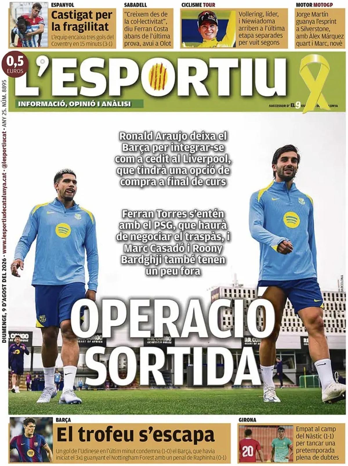 Las imágenes de las portadas de hoy