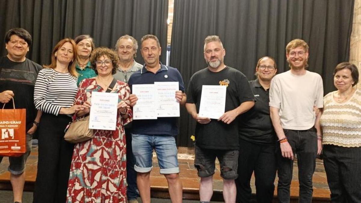 Los ganadores de la pasada edición.
