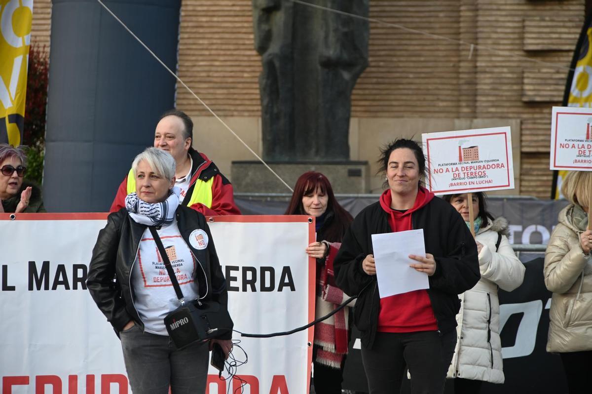 En imágenes | El Picarral se levanta contra la construcción de una depuradora en el barrio