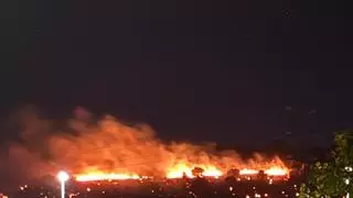 Extinguido en tres horas el incendio del Cerro de la Butrera de Cáceres: "No sabemos si ha sido intencionado"