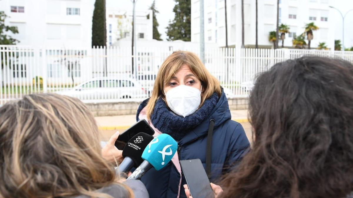 Susana Moreno, tía del joven desparecido y portavoz de la familia.