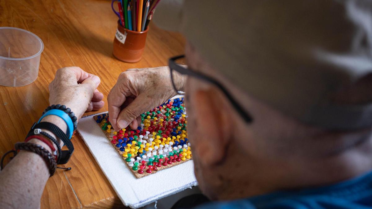 Un paciente durante una terapia