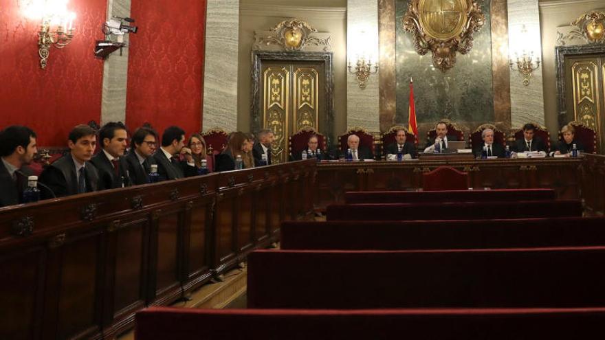 Imatge general de la sala de plens del Tribunal Suprem on es fa la vista