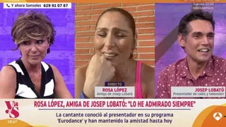 Emocionante reaparición de Josep Lobató con Sonsoles, diez años después de retirarse de la televisión por una enfermedad que le dejó sin habla