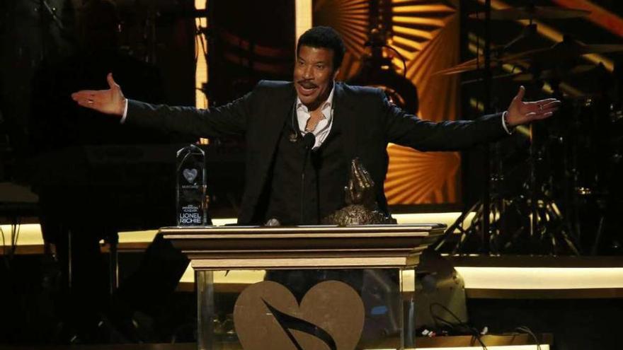 El músico Lionel Richie durante la gala.