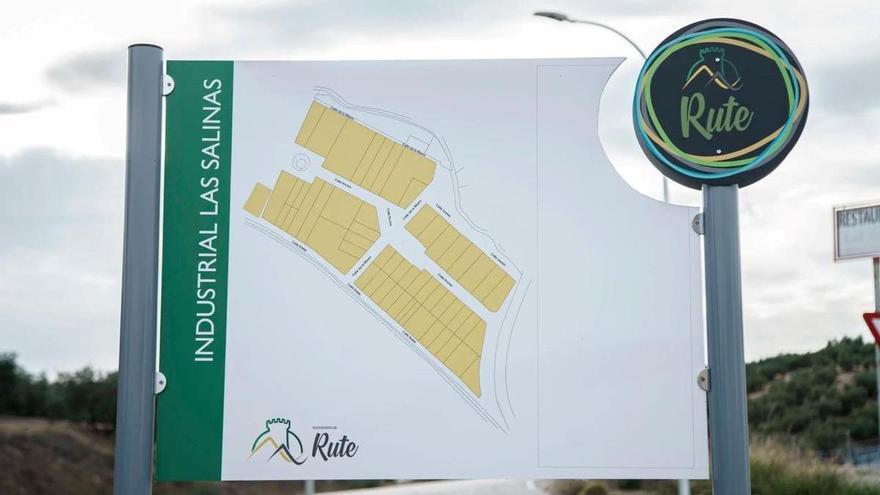 Dos empresas de Rute adquieren cuatro parcelas en el polígono industrial Las Salinas: 