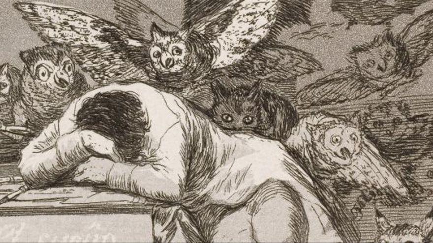 &#039;El sueño de la razón produce monstruos&#039;, de Goya.