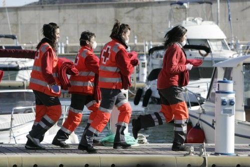 Simulacro de emergencias en Águilas