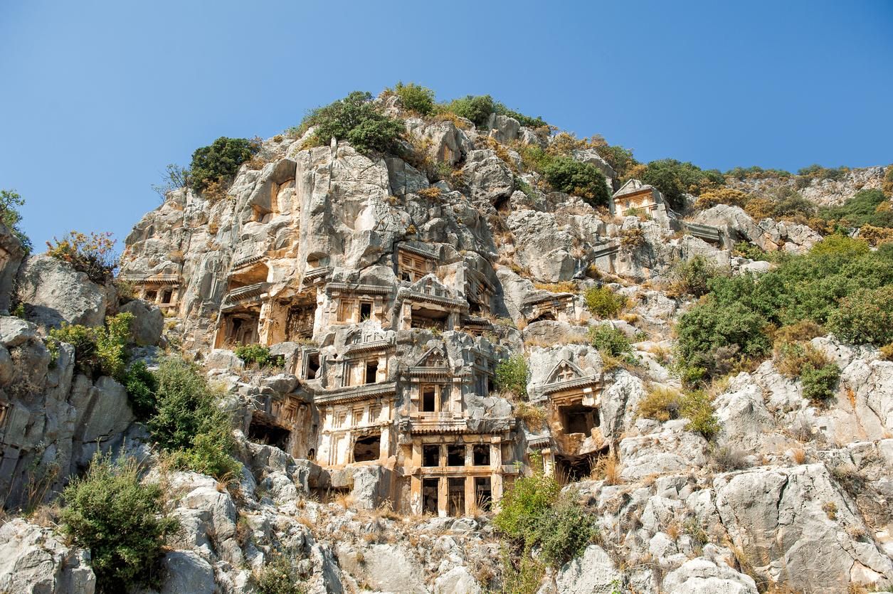 Las tumbas licias de Myra