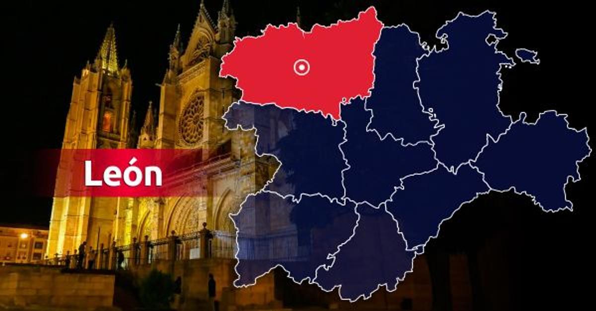 Herido un hombre tras ser apuñalado en la cara con un arma blanca en La Bañeza (León).